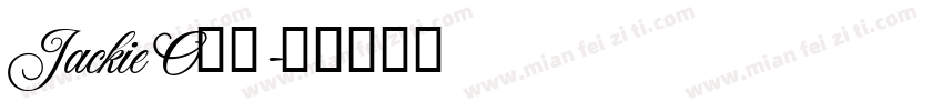 Jackie O字体字体转换